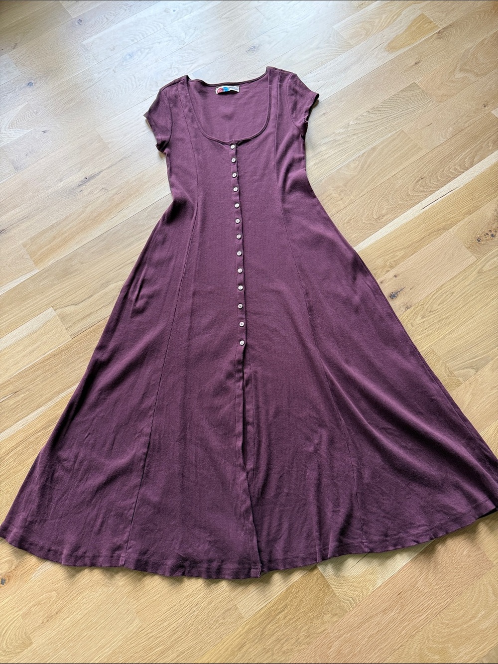 Free People FP Beach Magnolia Midi Ribbed Dress - Picture 4 of 8